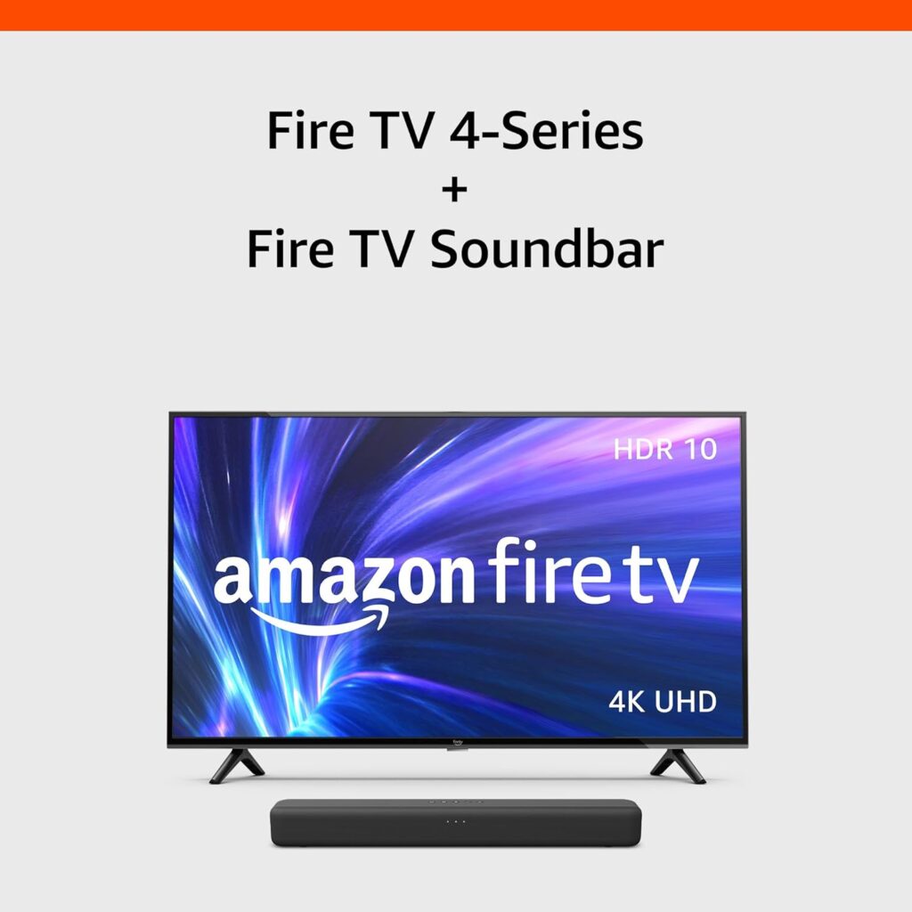 Amazon Fire TV 55 4-Series 4K UHD smart TV, stream live TV without cable